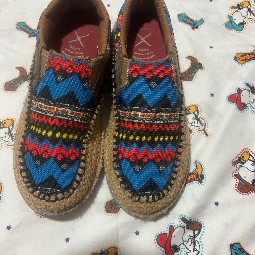 Twisted X Multicolor Patterned Loafers - image 1